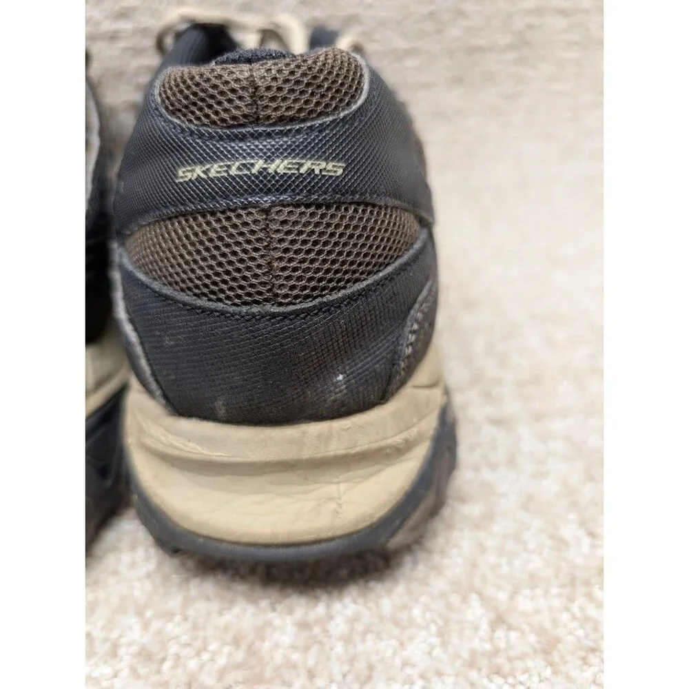 Skechers Afterburn 50125 Men’s Sneakers Size 14 Black Memory Foam Athletic Shoes